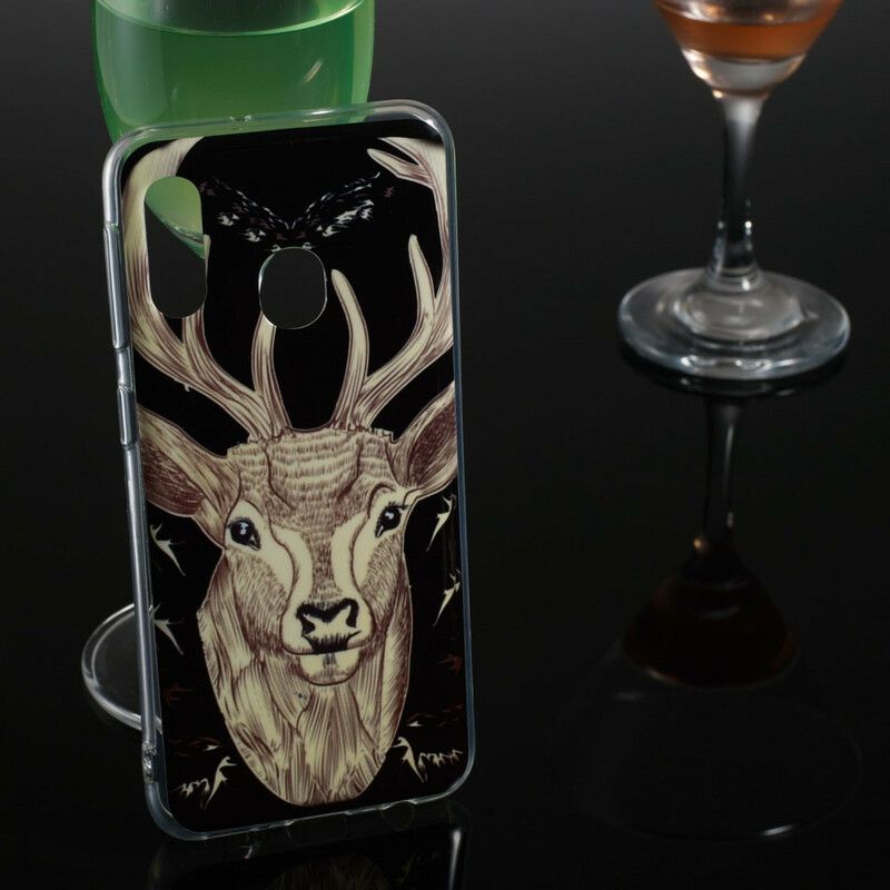 Cover Samsung Galaxy A20e Fluorescerende Majestic Stag