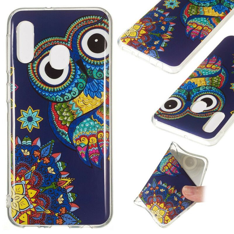 Cover Samsung Galaxy A20e Fluorescerende Mandalaugle