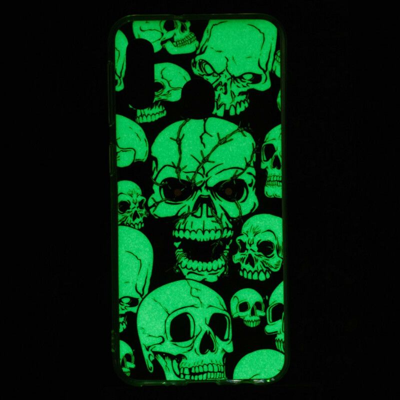 Cover Samsung Galaxy A20e Pas På Fluorescerende Kranier