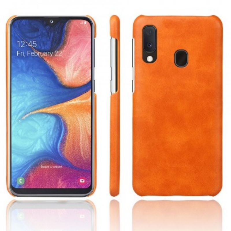 Cover Samsung Galaxy A20e Performance Litchi-lædereffekt