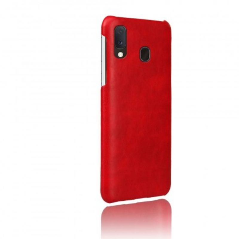 Cover Samsung Galaxy A20e Performance Litchi-lædereffekt