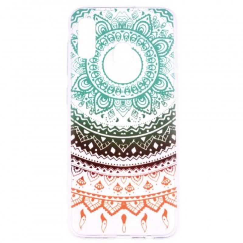 Cover Samsung Galaxy A20e Transparent Farvet Mandala