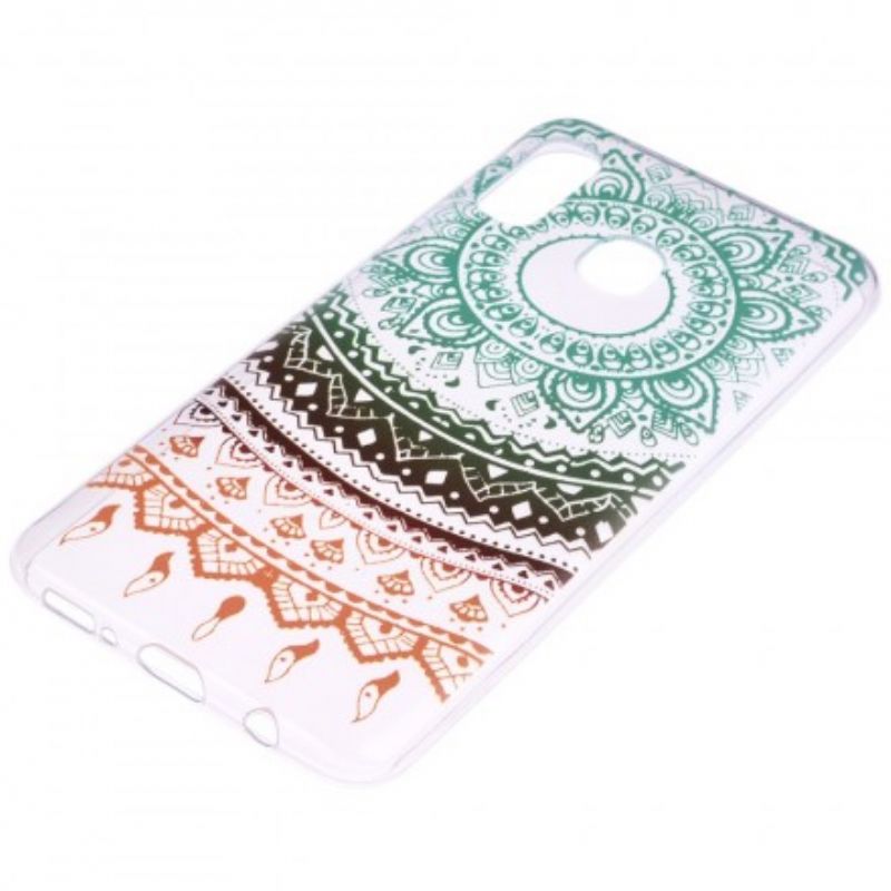 Cover Samsung Galaxy A20e Transparent Farvet Mandala