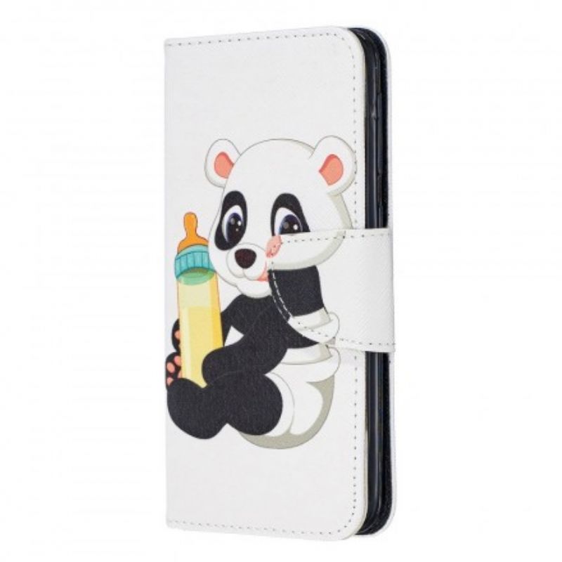 Flip Cover Samsung Galaxy A20e Baby Panda