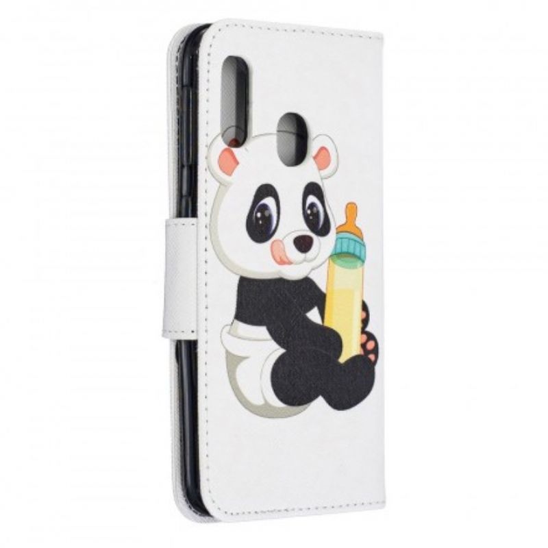 Flip Cover Samsung Galaxy A20e Baby Panda