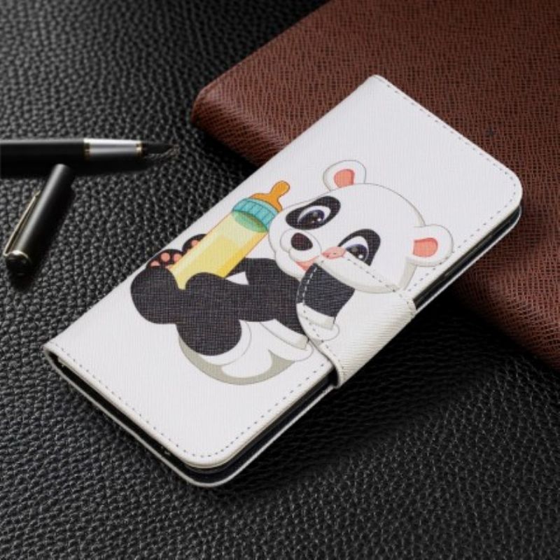 Flip Cover Samsung Galaxy A20e Baby Panda