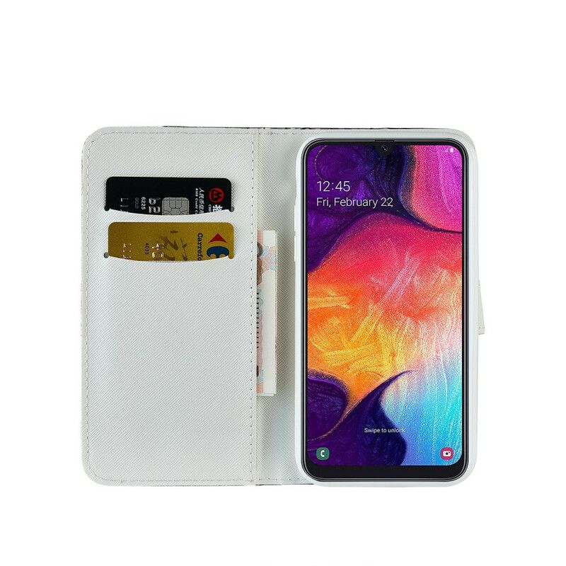 Flip Cover Samsung Galaxy A20e Croc Diamanter