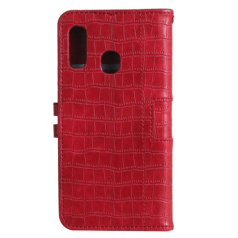 Flip Cover Samsung Galaxy A20e Fuldstændig Croc