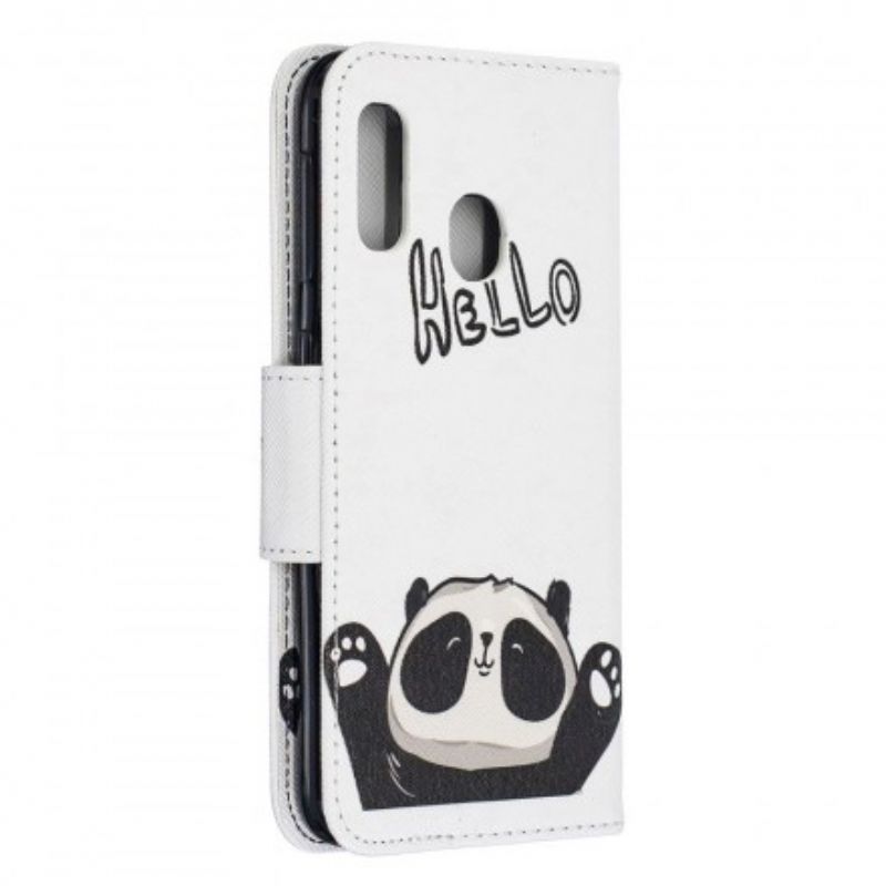 Flip Cover Samsung Galaxy A20e Hej Panda