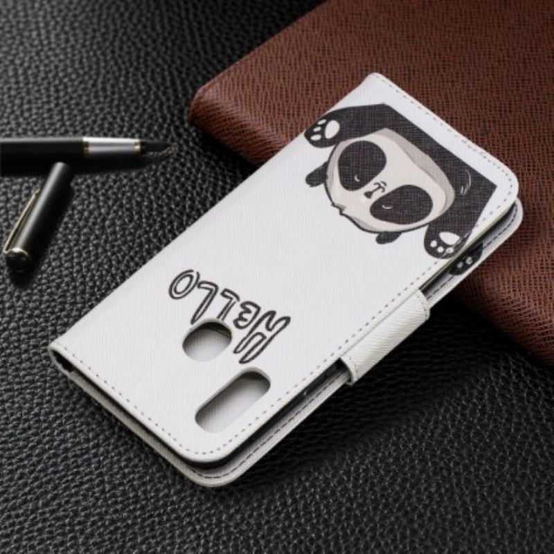 Flip Cover Samsung Galaxy A20e Hej Panda