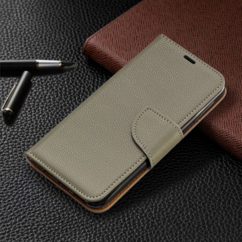 Flip Cover Samsung Galaxy A20e Læder Cover Litchi Flap Skrå