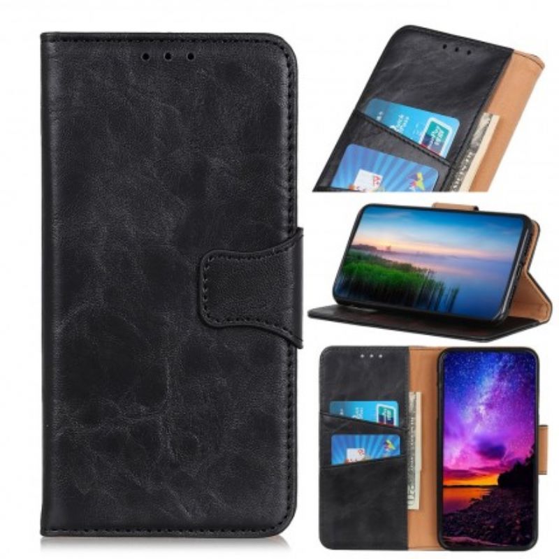 Læder Cover Samsung Galaxy A20e Flip Cover Dobbeltsidet Magnetisk Klap