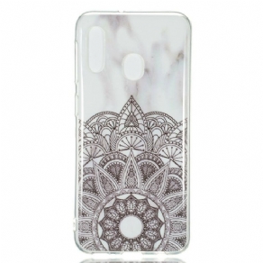 Mobilcover Samsung Galaxy A20e Marmor Mandala