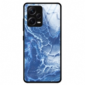 Cover Xiaomi Redmi Note 12 Pro Plus Marmorfarver Hærdet Glas