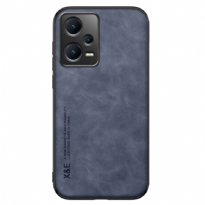 Cover Xiaomi Redmi Note 12 Pro Plus X&e Lædereffekt Læder