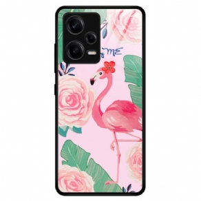 Cover Poco X5 Pro 5G Flamingo Hærdet Glas