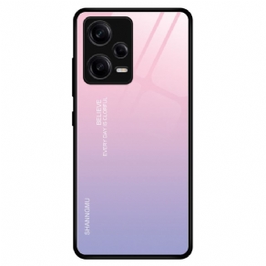 Cover Poco X5 Pro 5G Gradient Hærdet Glas