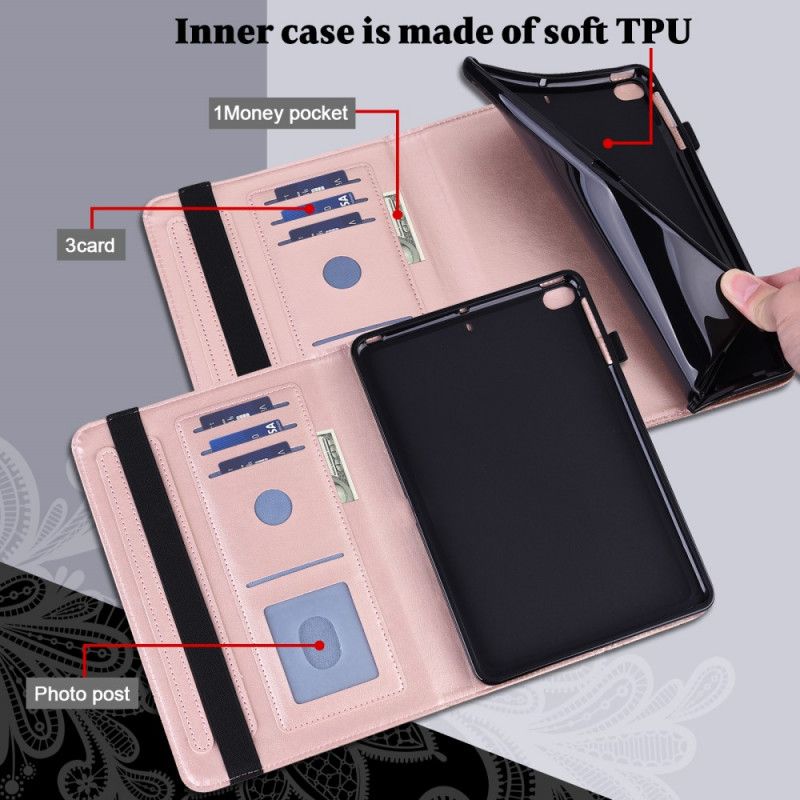 Etui Samsung Galaxy Tab A8 Blomsterdesign