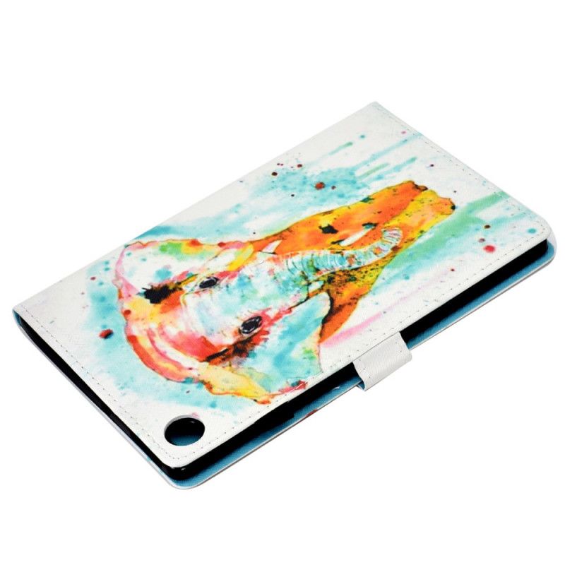 Flip Cover Samsung Galaxy Tab A8 Akvarelelefant