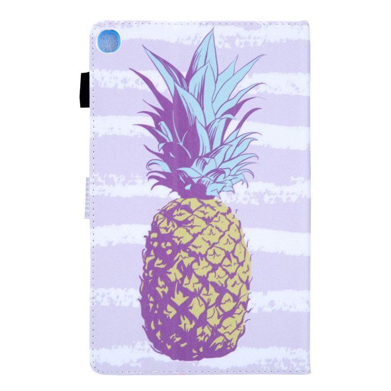 Flip Cover Samsung Galaxy Tab A8 Ananas Design