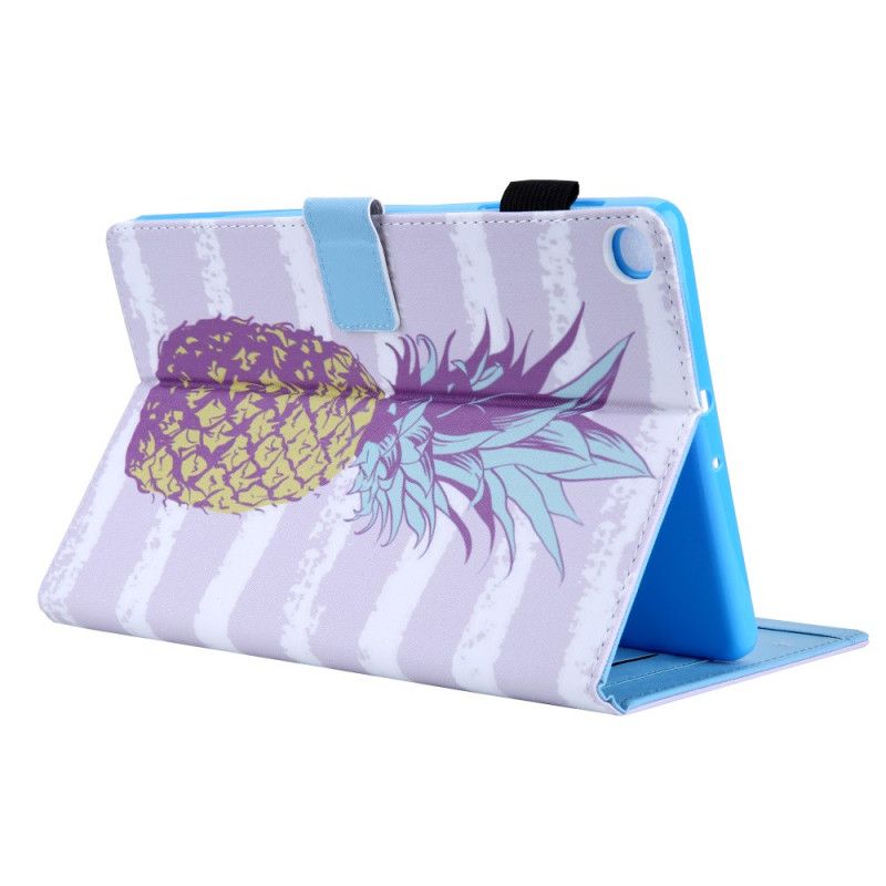 Flip Cover Samsung Galaxy Tab A8 Ananas Design