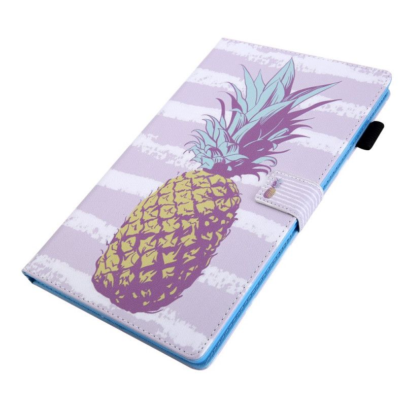 Flip Cover Samsung Galaxy Tab A8 Ananas Design