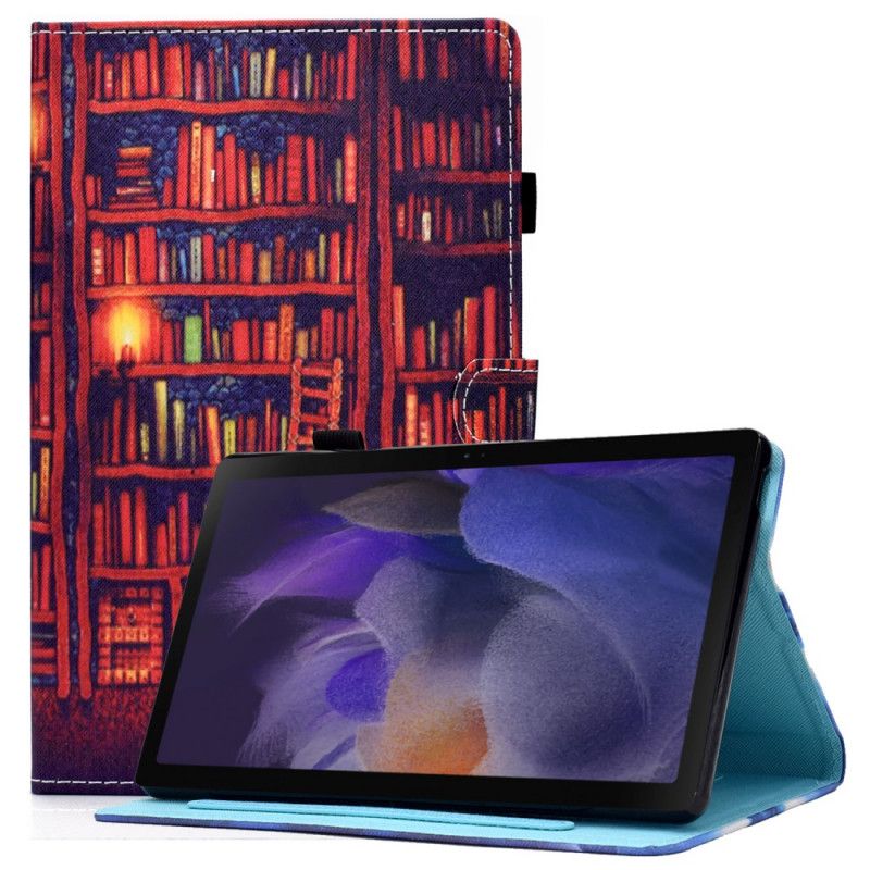 Flip Cover Samsung Galaxy Tab A8 Bibliotek