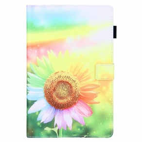 Flip Cover Samsung Galaxy Tab A8 Blomster I Solen