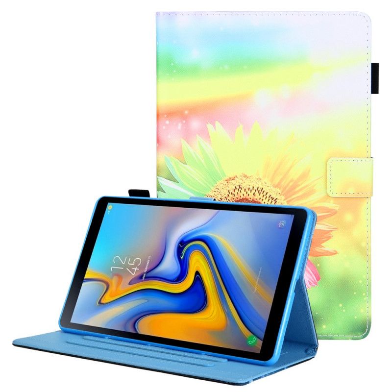 Flip Cover Samsung Galaxy Tab A8 Blomster I Solen