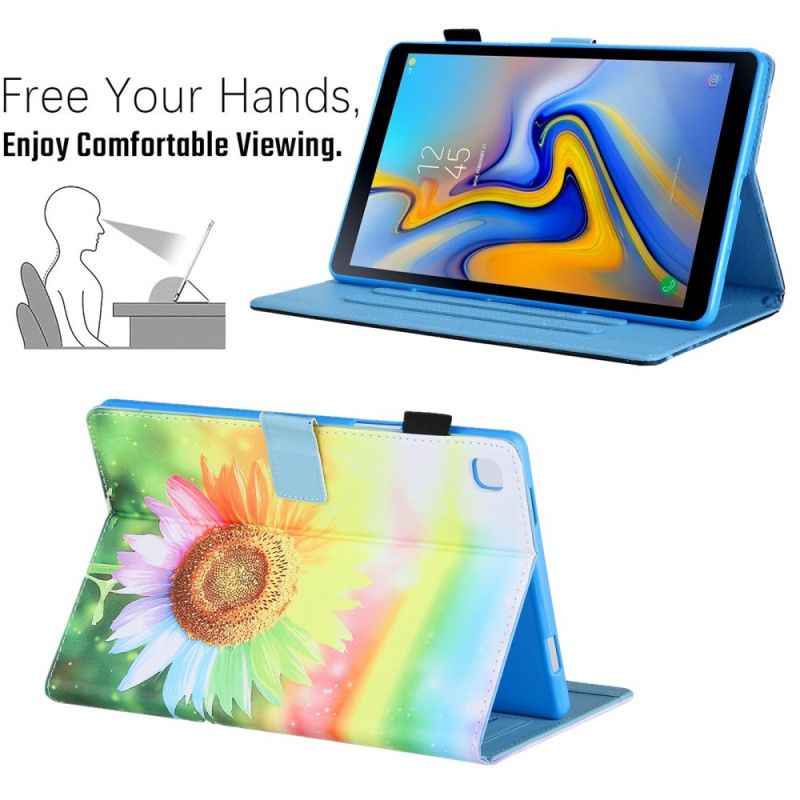 Flip Cover Samsung Galaxy Tab A8 Blomster I Solen