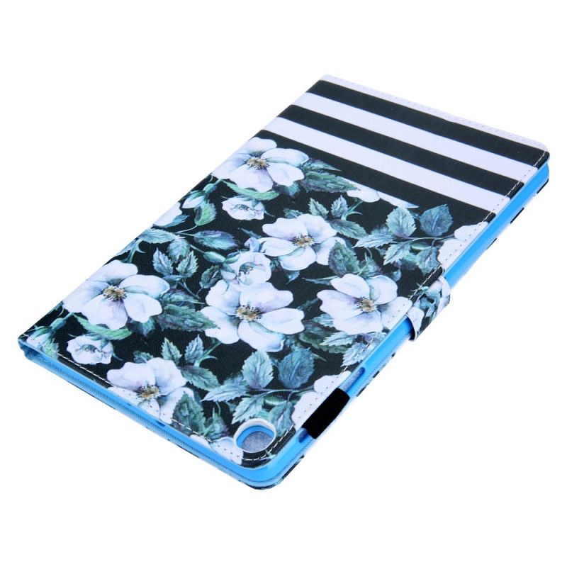 Flip Cover Samsung Galaxy Tab A8 Blomsterdesign