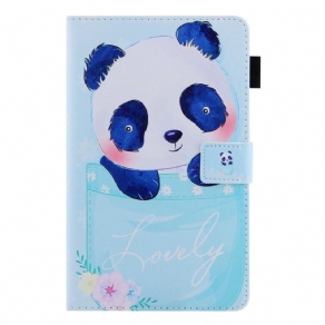 Flip Cover Samsung Galaxy Tab A8 Dejlig Panda