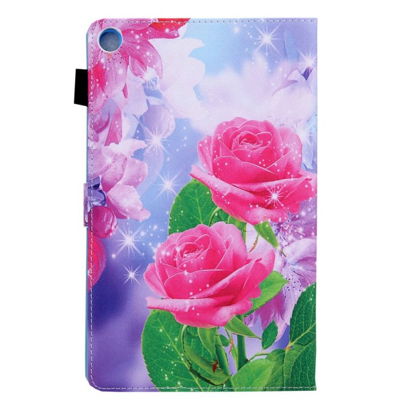 Flip Cover Samsung Galaxy Tab A8 Drømmeblomster