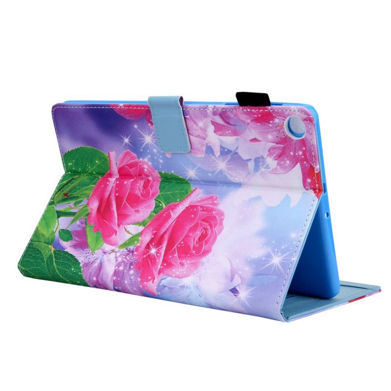 Flip Cover Samsung Galaxy Tab A8 Drømmeblomster