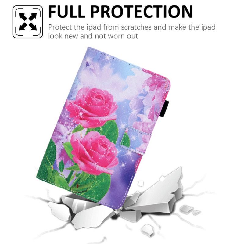 Flip Cover Samsung Galaxy Tab A8 Drømmeblomster