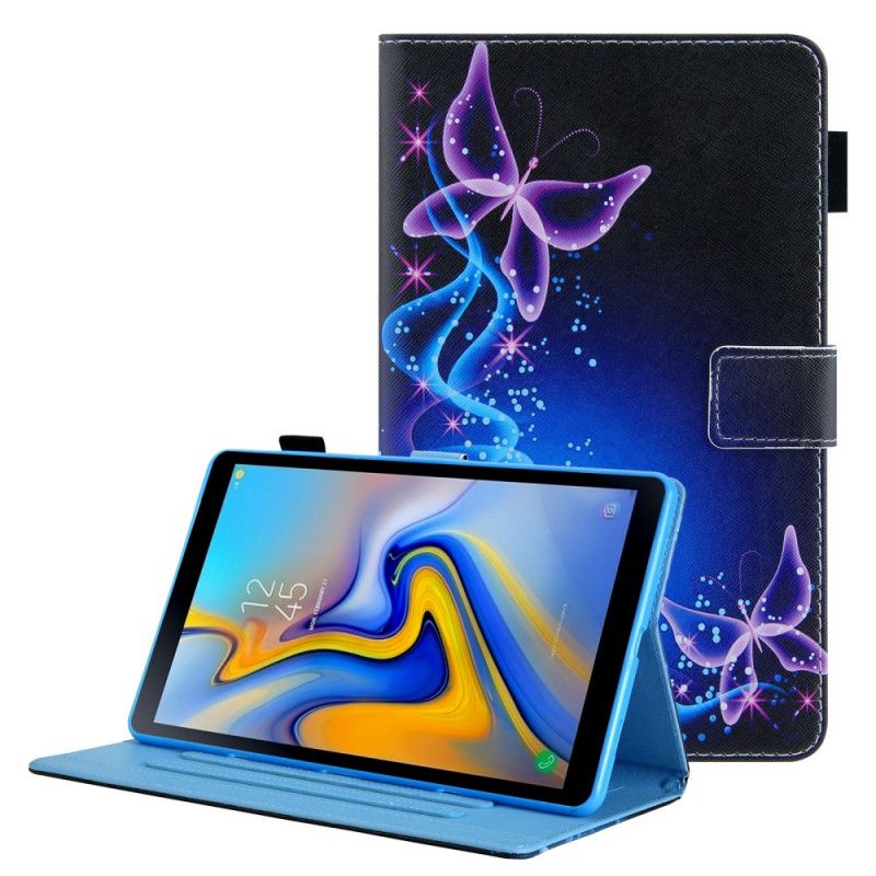 Flip Cover Samsung Galaxy Tab A8 Farverige Sommerfugle