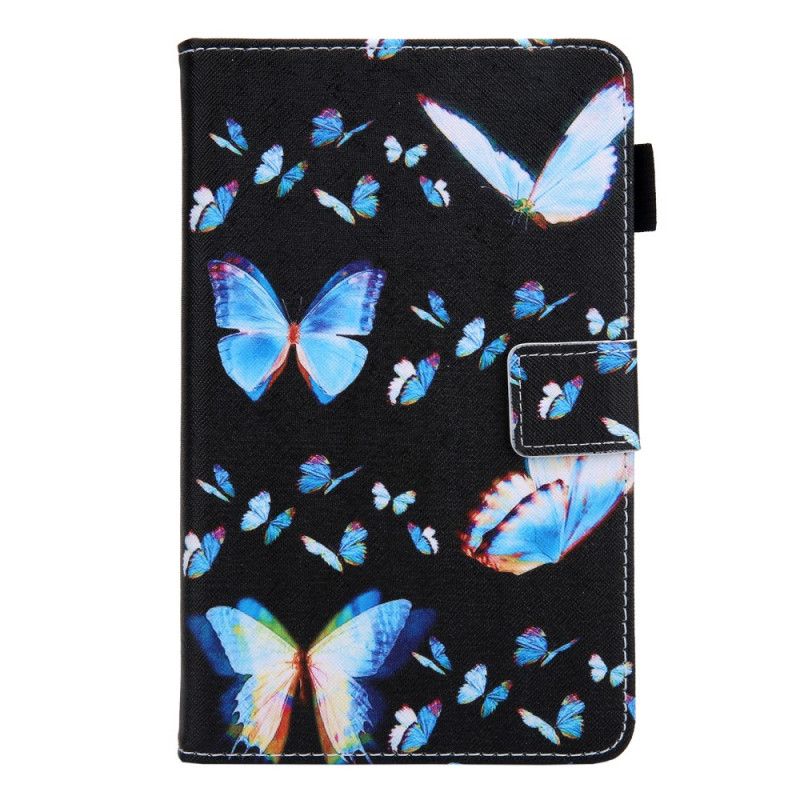 Flip Cover Samsung Galaxy Tab A8 Flere Sommerfugle