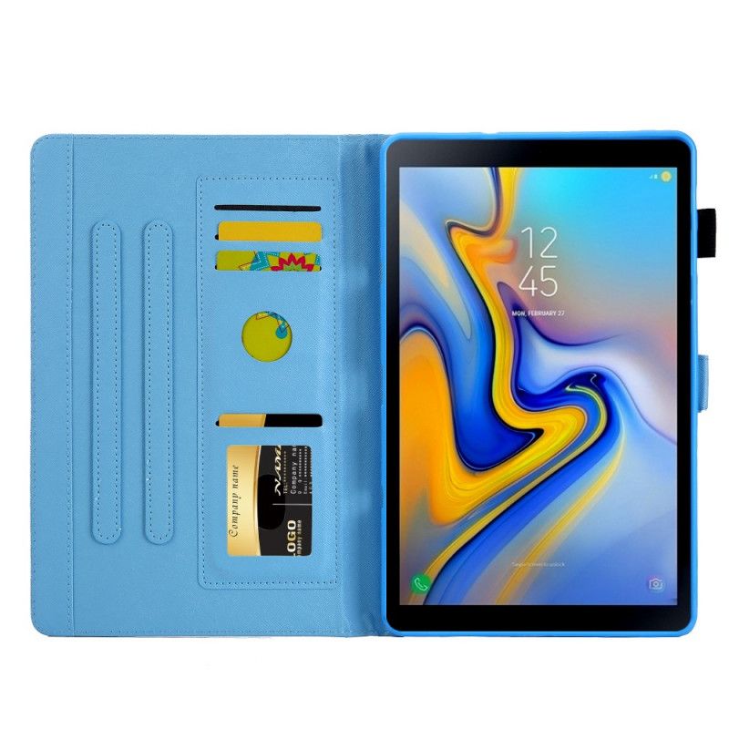 Flip Cover Samsung Galaxy Tab A8 Flerfarvet Træ