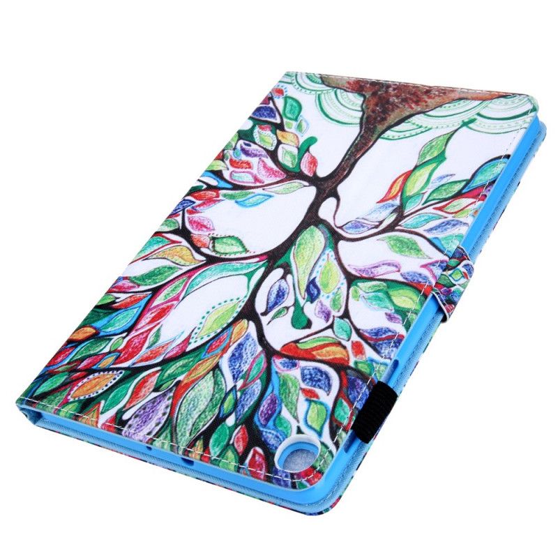 Flip Cover Samsung Galaxy Tab A8 Flerfarvet Træ