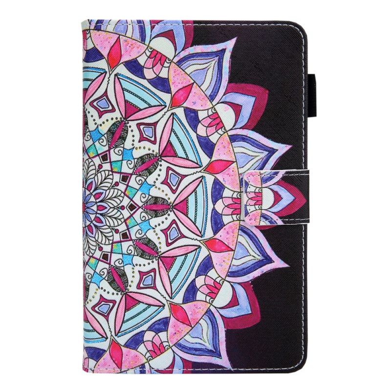 Flip Cover Samsung Galaxy Tab A8 Grafisk Mandala