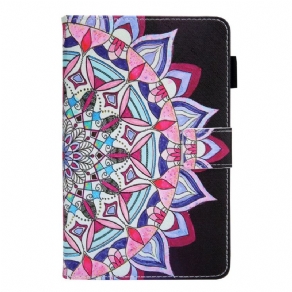 Flip Cover Samsung Galaxy Tab A8 Grafisk Mandala