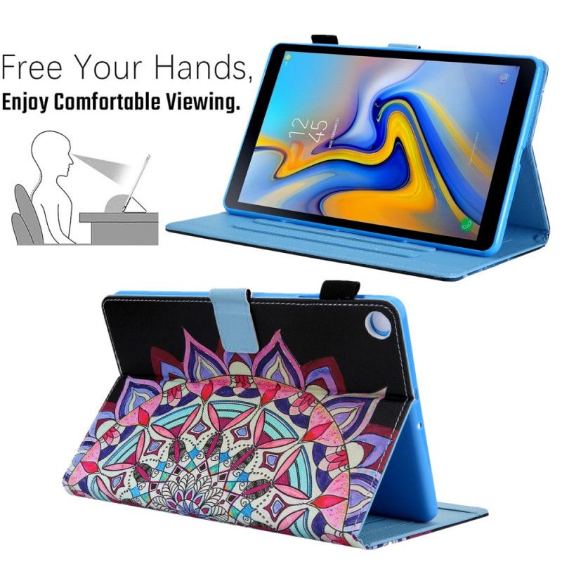 Flip Cover Samsung Galaxy Tab A8 Grafisk Mandala