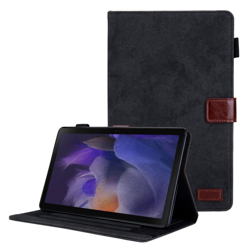 Flip Cover Samsung Galaxy Tab A8 Klæde