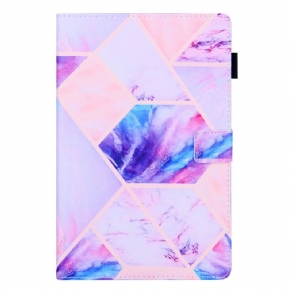 Flip Cover Samsung Galaxy Tab A8 Marmorgeometridesign