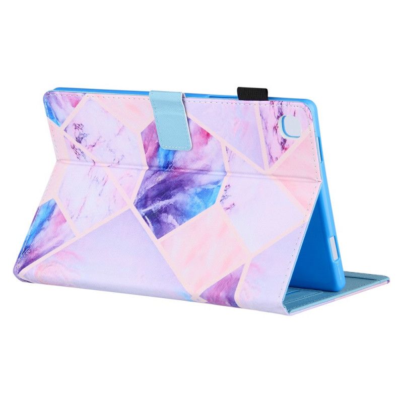 Flip Cover Samsung Galaxy Tab A8 Marmorgeometridesign