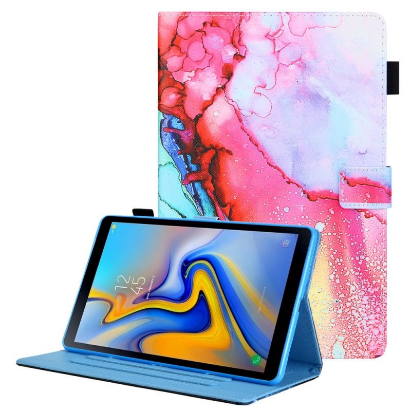 Flip Cover Samsung Galaxy Tab A8 Marmorstil