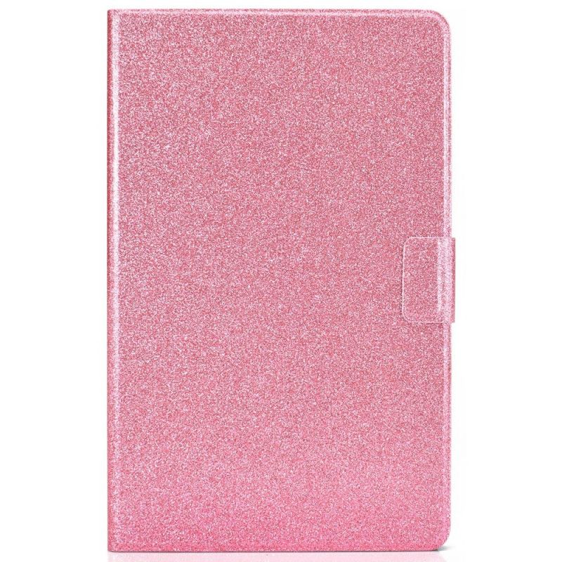 Flip Cover Samsung Galaxy Tab A8 Mousserende Pailletter