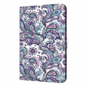 Flip Cover Samsung Galaxy Tab A8 Paisley Mønster