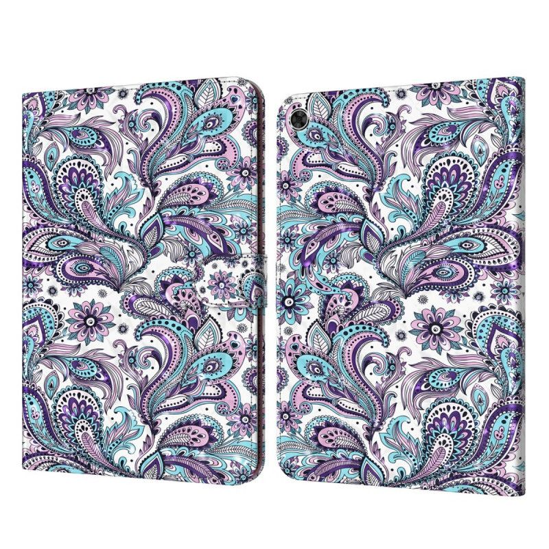 Flip Cover Samsung Galaxy Tab A8 Paisley Mønster