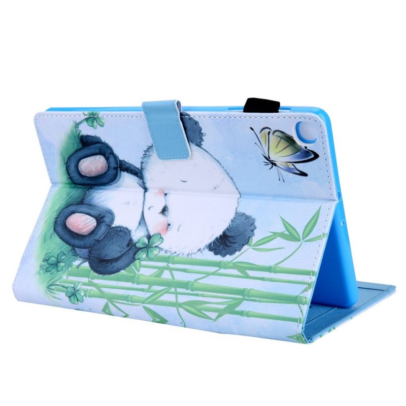 Flip Cover Samsung Galaxy Tab A8 Panda I Naturen